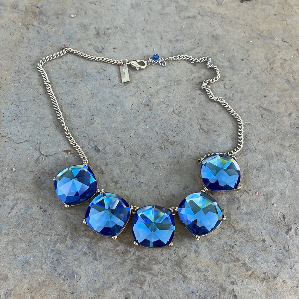 Blurple costume jewelry necklace